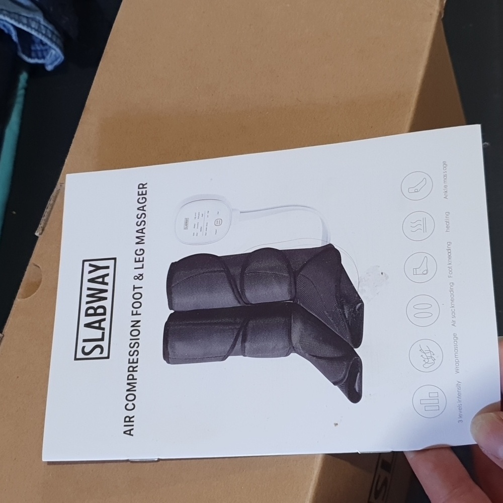 Air compression foot & leg massager